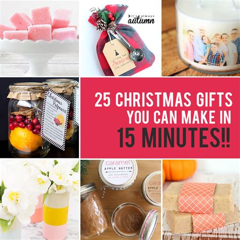 make at home christmas gifts